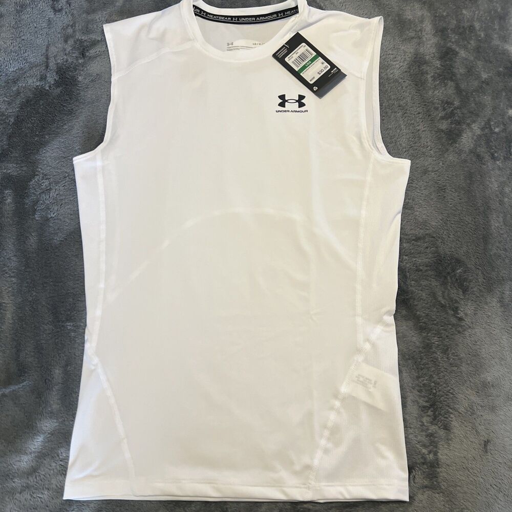 Under Armour Men's White Tank Top